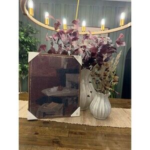 20"x16" Vertical Dining Still Life Framed Burlap Wall Art - Hearth & Magnolia